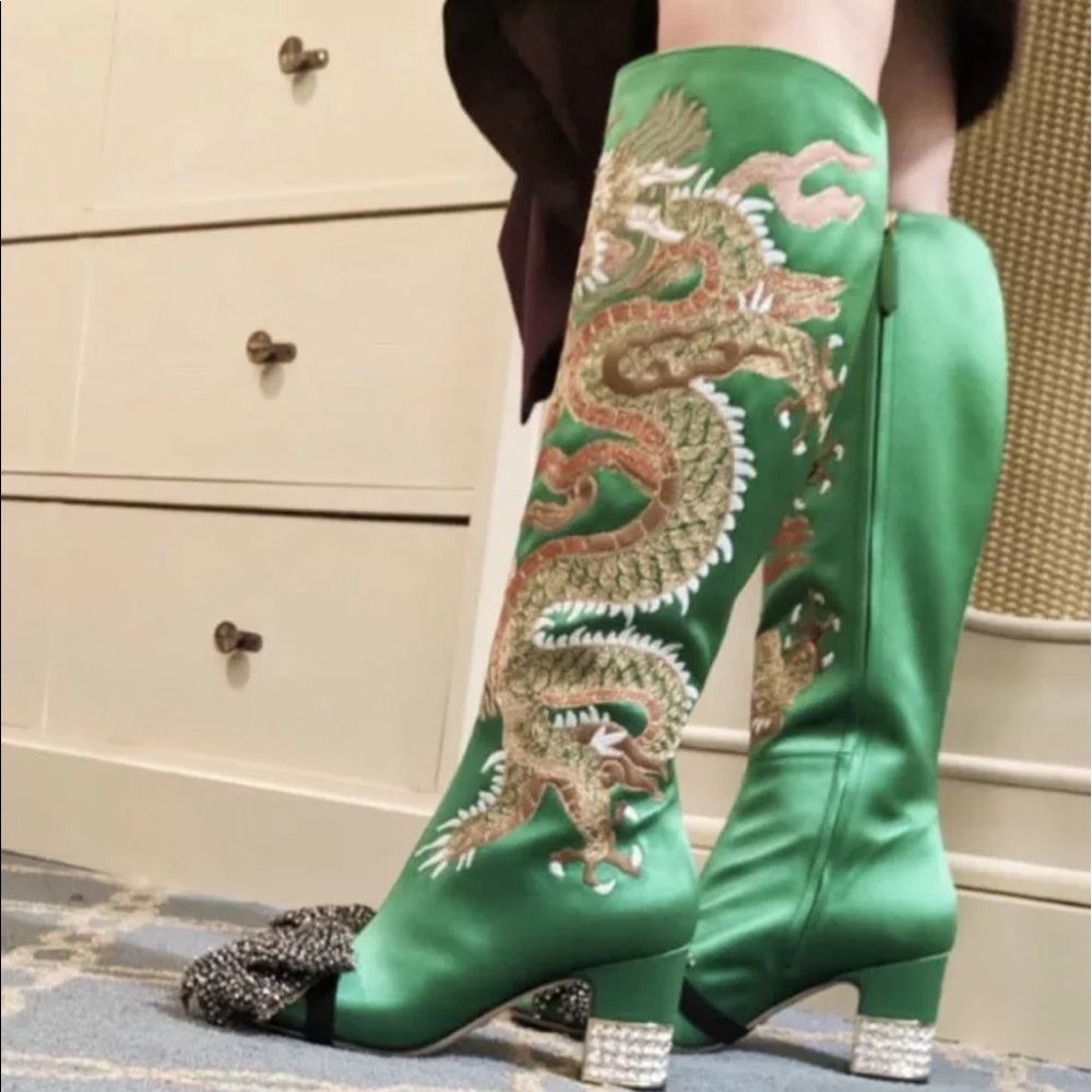 GUCCI BOW BOOT - Picture 2 of 9